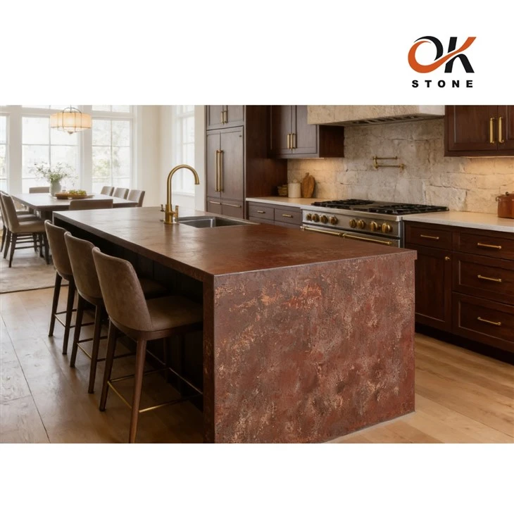 Marble Look Quartz Jade Stone high quality
